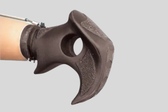 Shock-Absorbing Flexible Polymer Construction